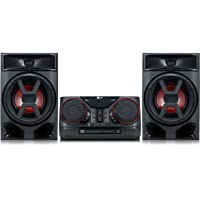 LG XBOOM CK43 - Equipo de Sonido de Alta Potencia (Potencia 300 W- Bluetooth- USB Dual- Entrada AUX- Radio FM…
